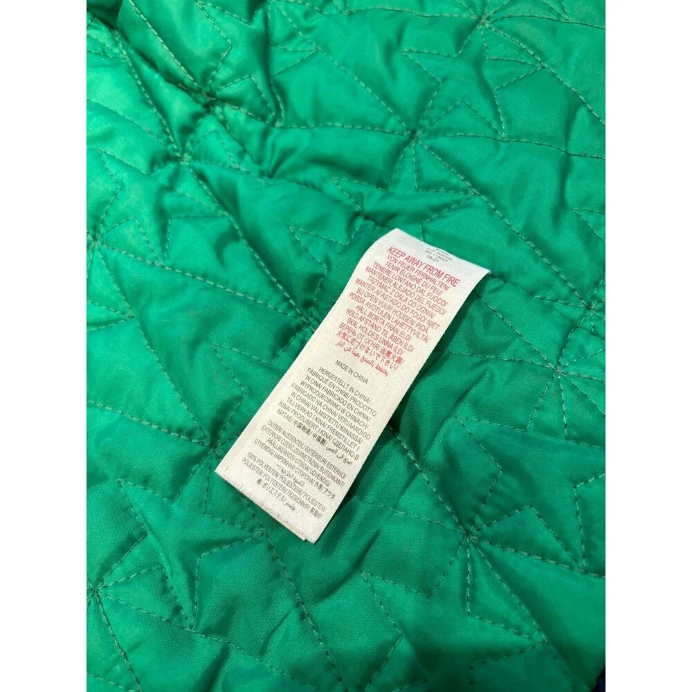 mini boden winter jacket coat 9/10 140 fair navy blue puffer parka warm